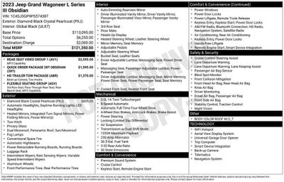 2023 Jeep Grand Wagoneer L Series III Obsidian