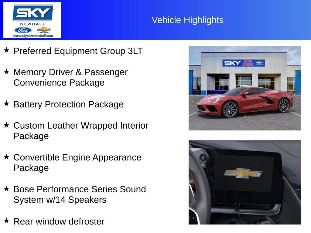 2024 Chevrolet Corvette Stingray 3LT