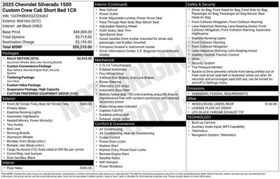 2025 Chevrolet Silverado 1500 Custom