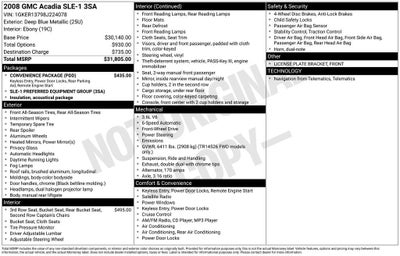 2008 GMC Acadia SLE1
