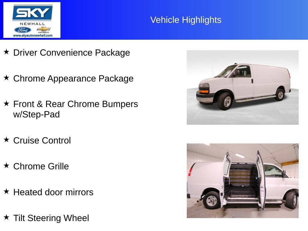 2024 GMC Savana Cargo 2500 Work Van