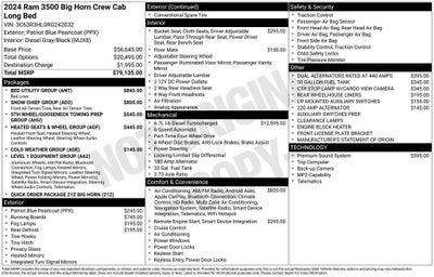 2024 RAM 3500 Big Horn