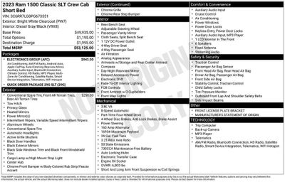 2023 RAM 1500 Classic SLT