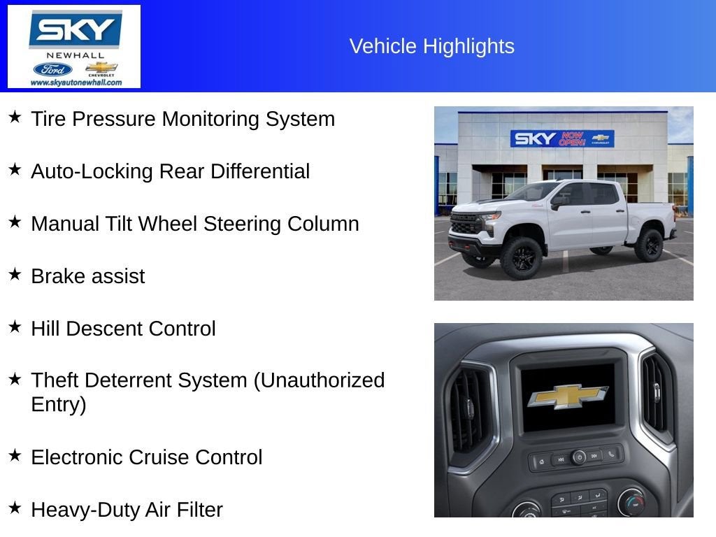 2025 Chevrolet Silverado 1500 Custom Trail Boss