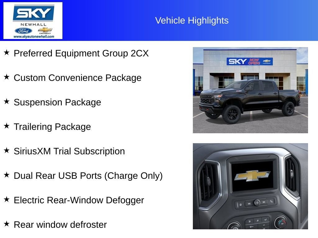 2025 Chevrolet Silverado 1500 Custom Trail Boss