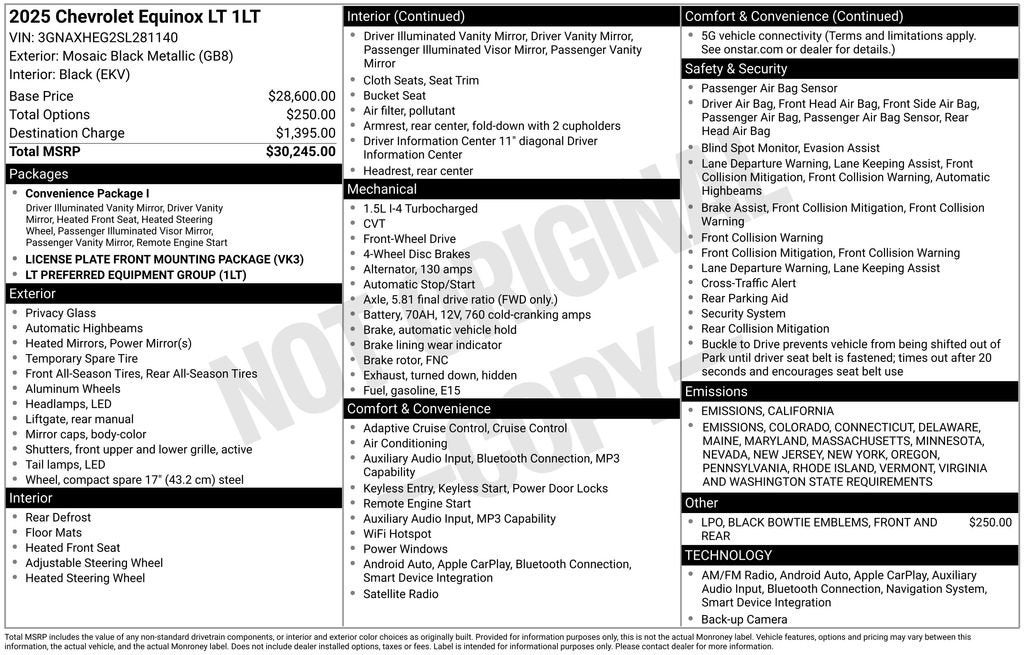 2025 Chevrolet Equinox LT