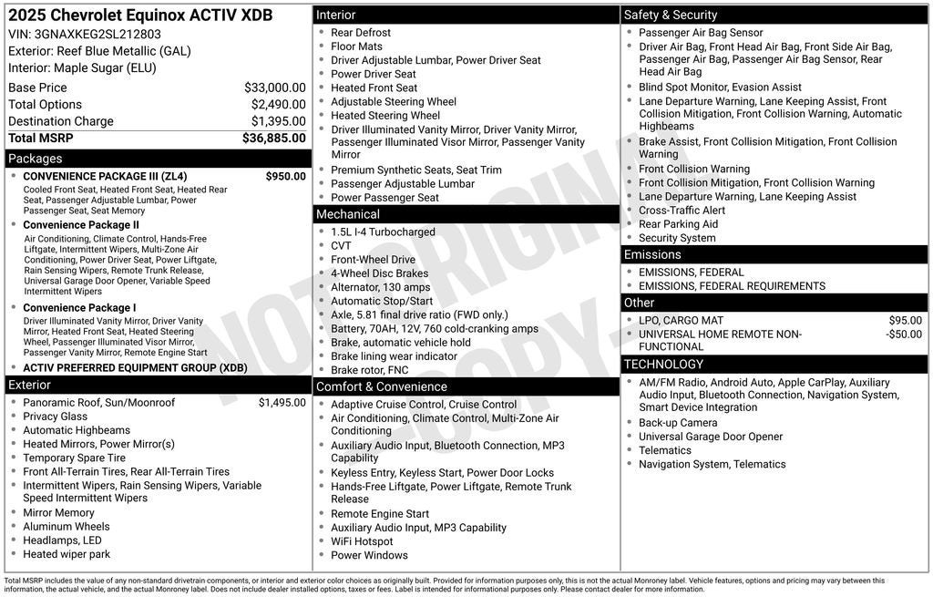 2025 Chevrolet Equinox ACTIV