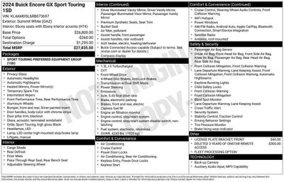2024 Buick Encore GX Sport Touring