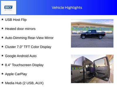 2023 RAM 1500 Classic SLT Crew Cab 4x4 5'7' Box