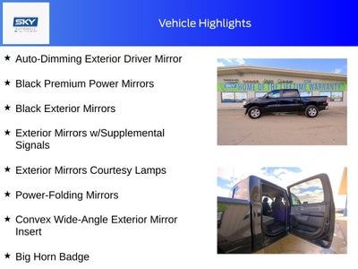 2023 RAM 1500 Big Horn Crew Cab 4x4 5'7' Box