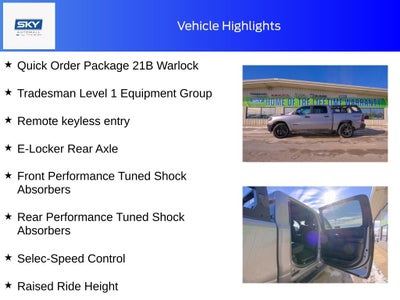 2025 RAM 1500 Warlock Crew Cab 4x4 5'7' Box