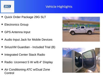 2023 RAM 1500 Classic SLT Crew Cab 4x4 5'7' Box
