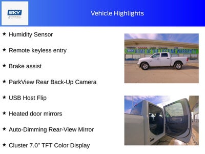 2023 RAM 1500 Classic SLT Crew Cab 4x4 5'7' Box