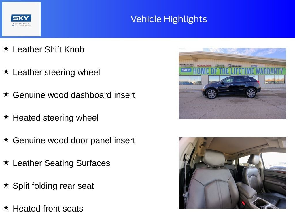 2012 Cadillac SRX Performance Collection