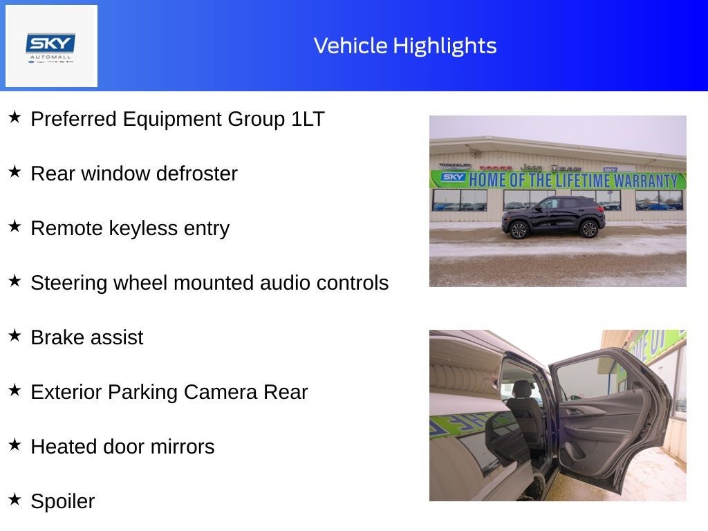 2025 Chevrolet Trailblazer FWD LT