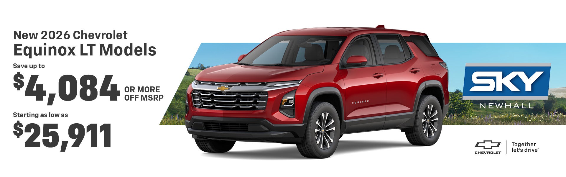 New 2026 Chevrolet Equinox LT Models