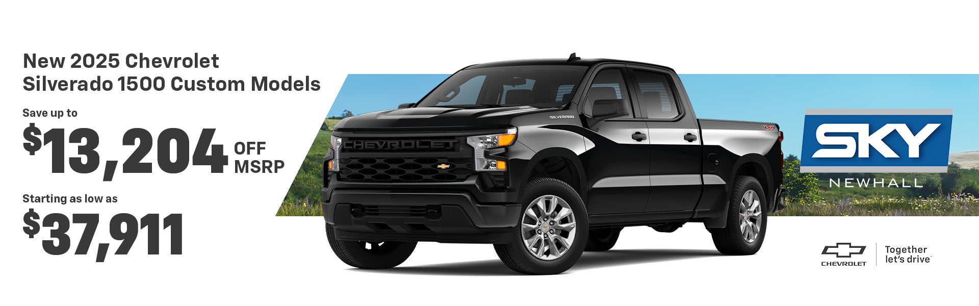 New 2025 Chevrolet Silverado 1500 Custom Models