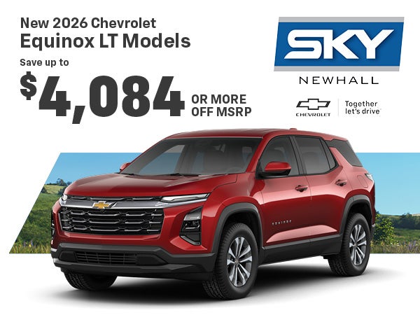 New 2026 Chevrolet Equinox LT Models