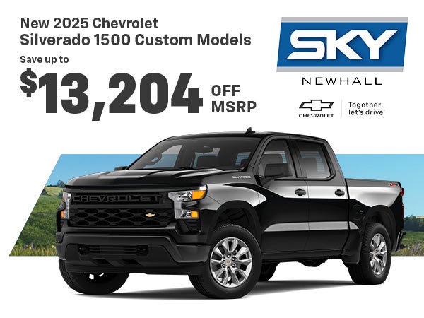 New 2025 Chevrolet Silverado 1500 Custom Models