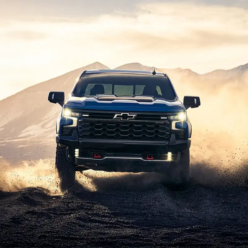 2025 chevrolet silverado 1500 front grill view